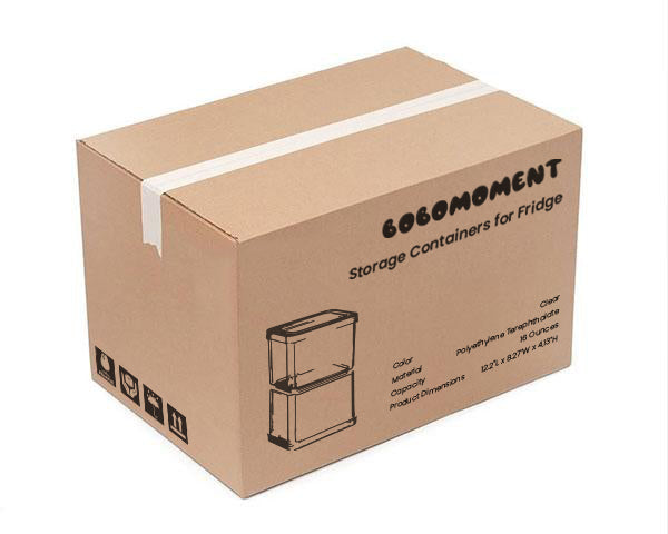 Bobomoment Fridge Organizer, Stackable Refrigerator Organizer Bins with Lids 20pack